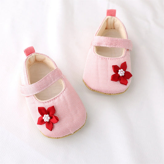 Mary Jane Baby Shoes First Walker Non Slip Sole Unisex