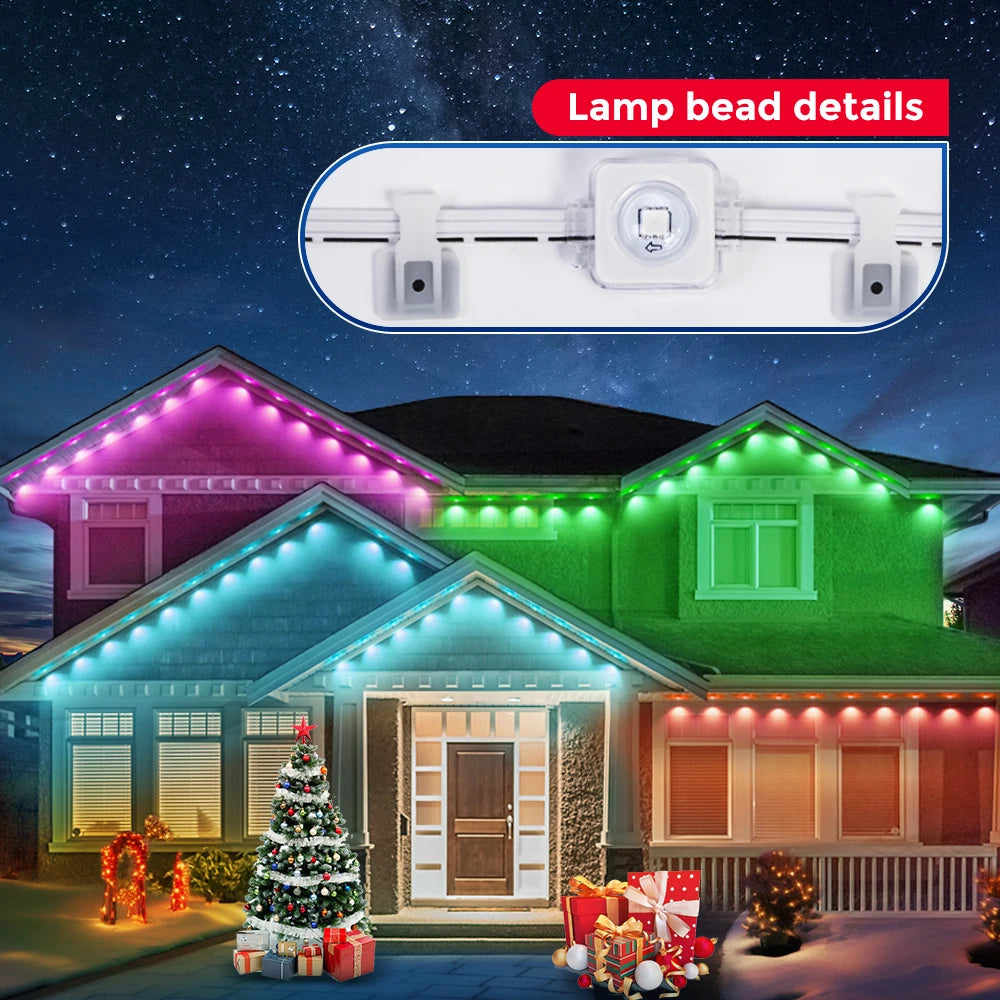 Aiopp Smart RGB Northern Lights Outdoor String Lights IP68