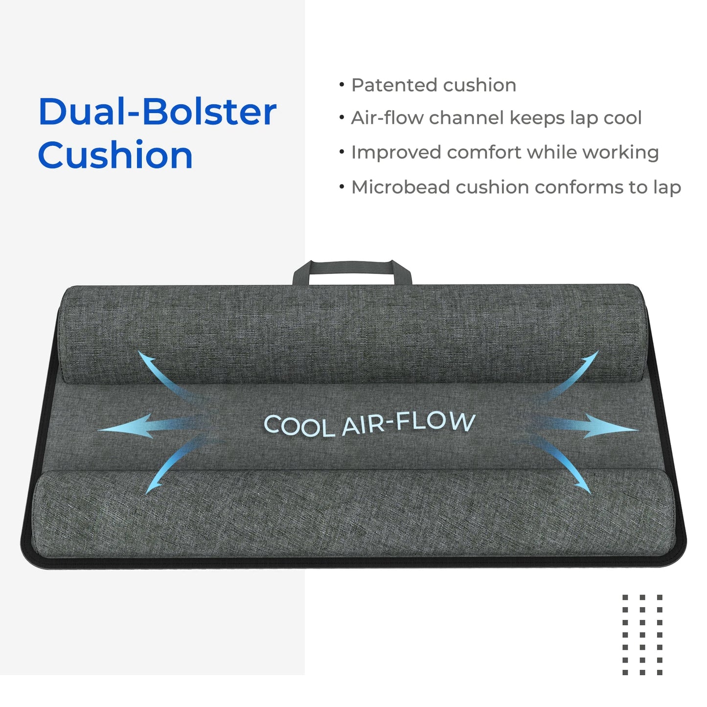 Hignconcerned Lap Desk With Mouse Pad And Phone Holder