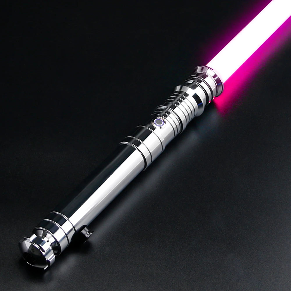 TXQSABER Lightsaber Neo Pixel Heavy Dueling RGB Color Changing Metal Hilt Smooth Swing Blaster Cosplay Jedi Laser Sword Toys Kid
