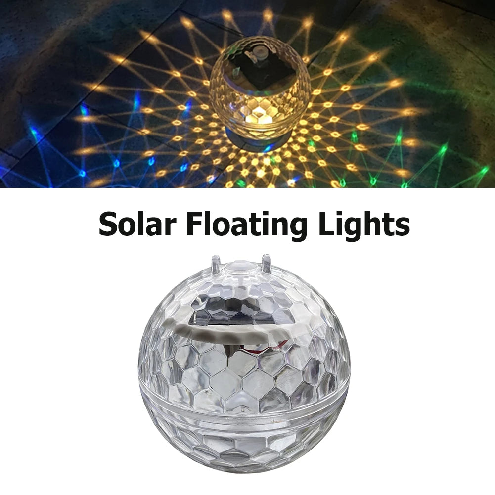ALLOYSEED Solar Powered Pond Floating Light For Garden Decor