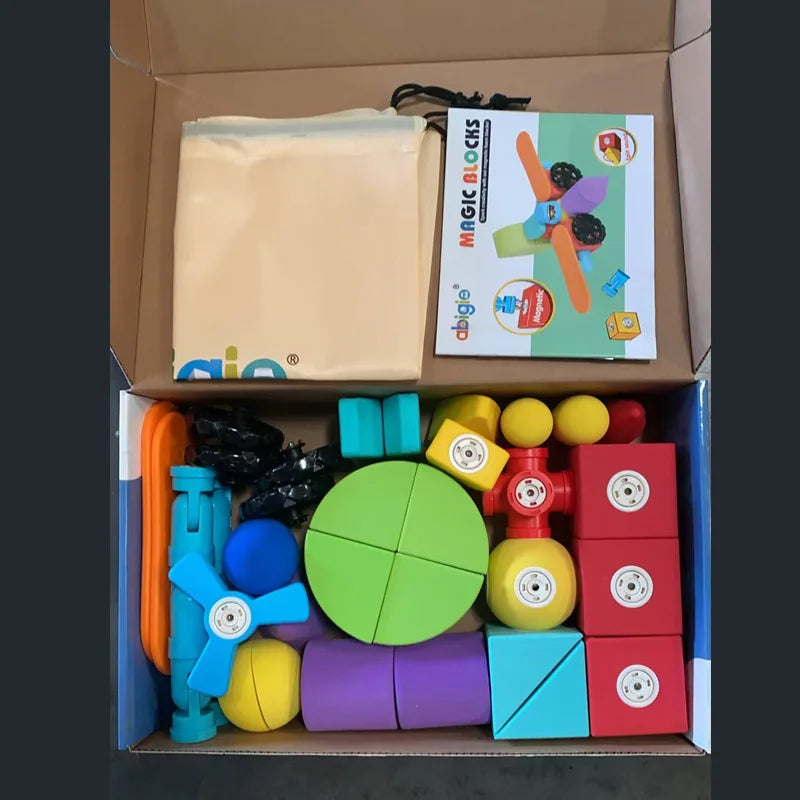 Hign-concerned Foam Magnetic Building Blocks 40 Pieces