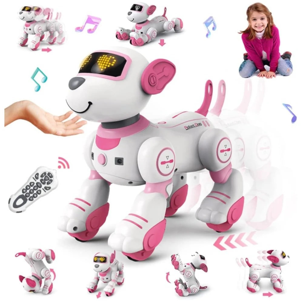 VATOS RC Robot Dog Toy Voice Command Programmable Smart