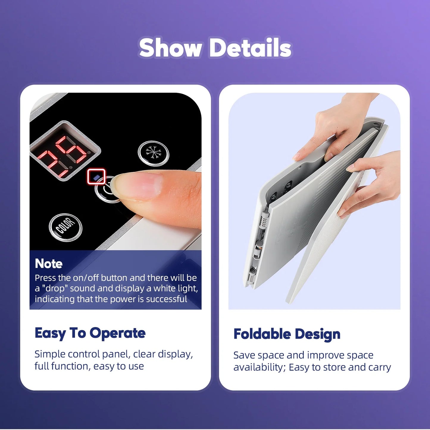 Foldable 7 Colors LED Photon Machine PDT Light Therapy with Nano Water Sprayer Skin Rejuvenation Lamp Red Blue Light SPA