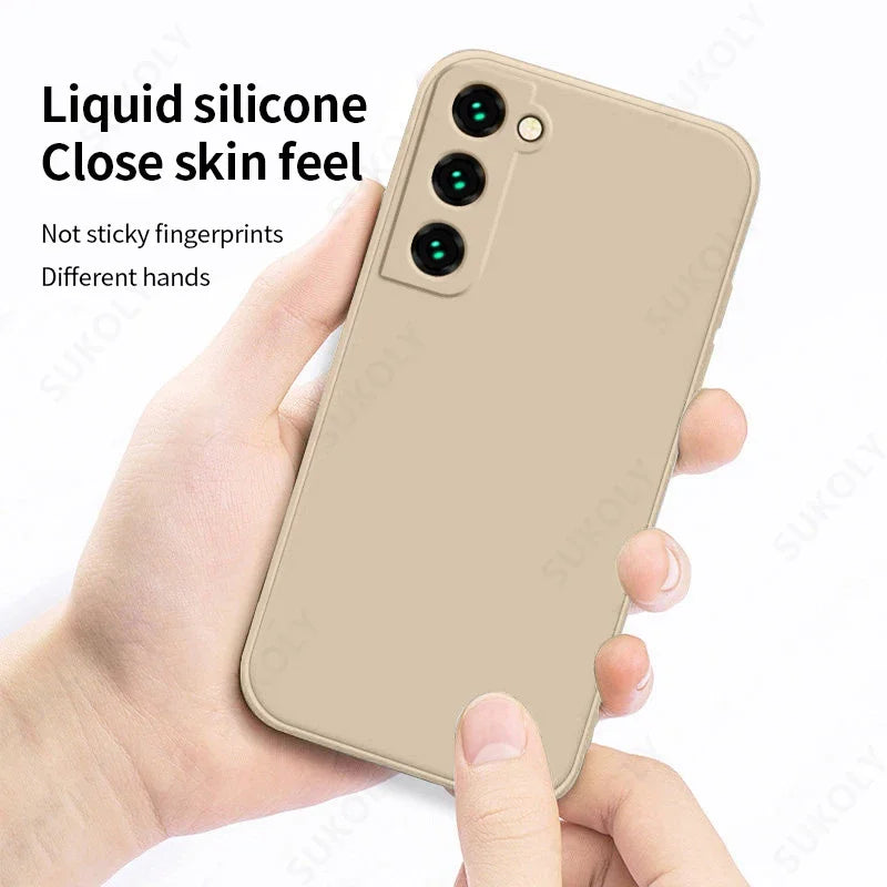 Design Shockproof Liquid Silicone Case For Samsung Galaxy