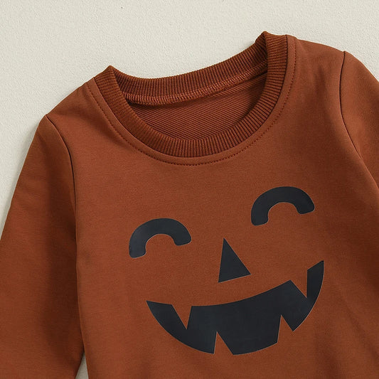 Pudcoco Toddler Girl Thanksgiving Outfit Turkey Print Long Sleeve Shirt Elastic Waist Leggings 2 Piece Set