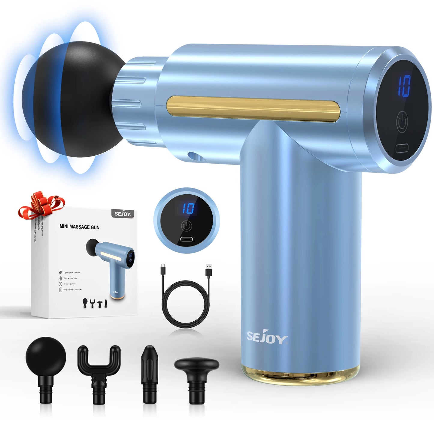 Sejoy Deep Tissue Muscle Massager Gun For Pain Relief