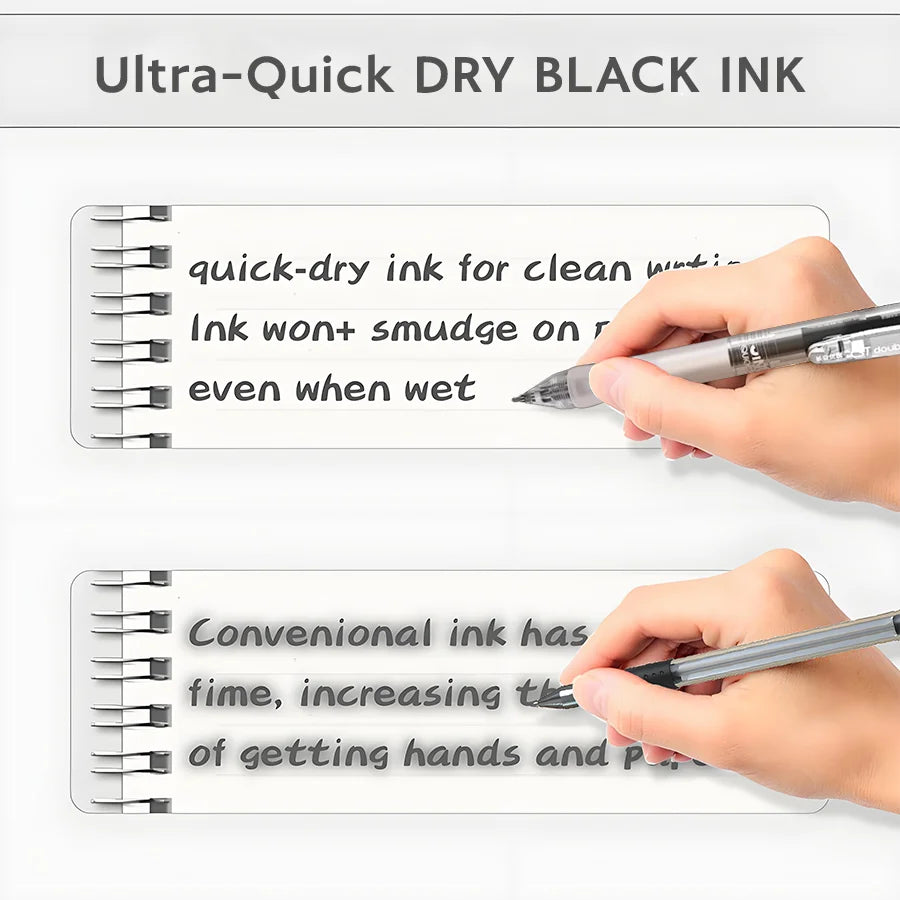 Gel Pens 12 Pack Retractable 0.5mm Ultra Fine Tip Office