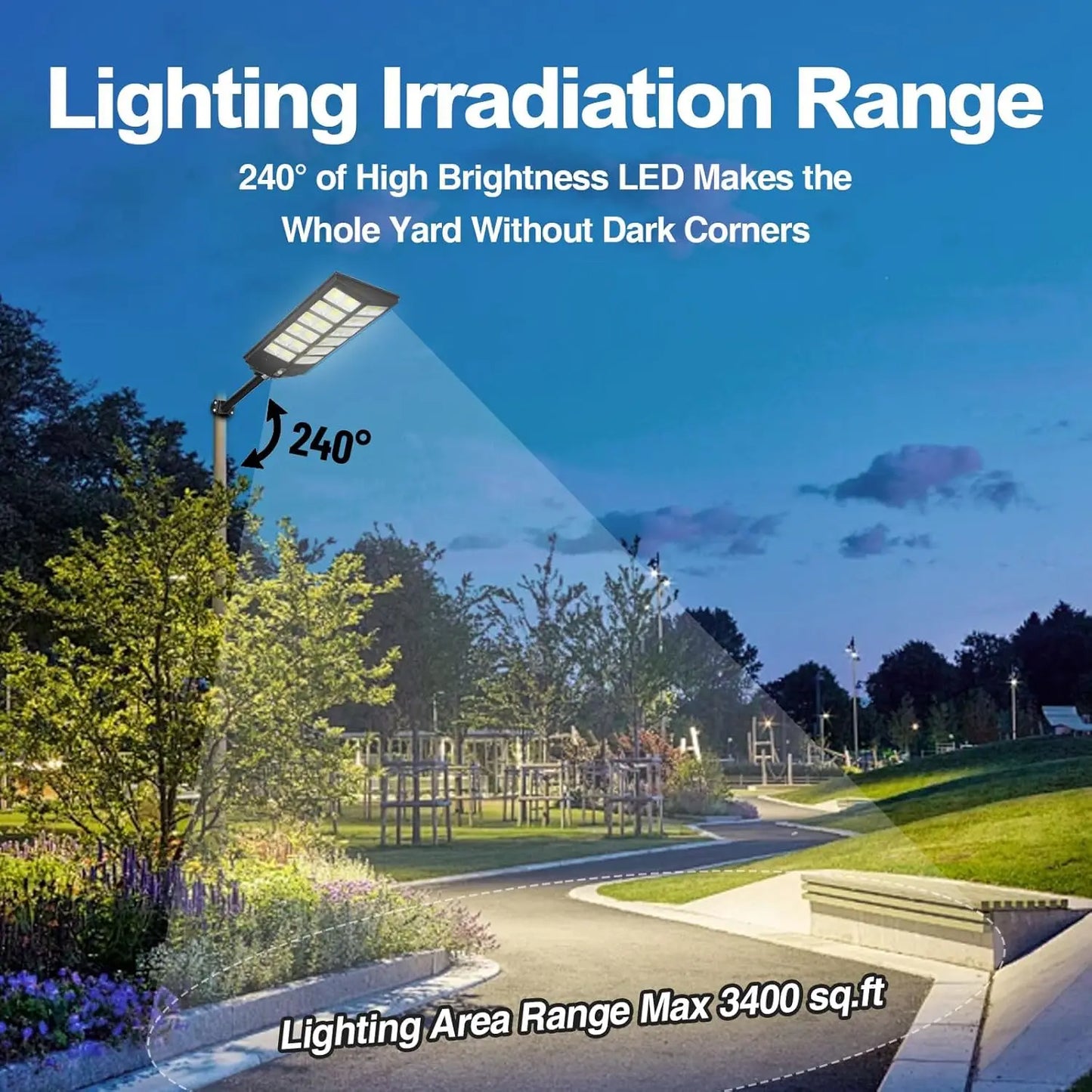 HiMIS Street Light 5000W IP67 Dusk To Dawn Motion Sensor