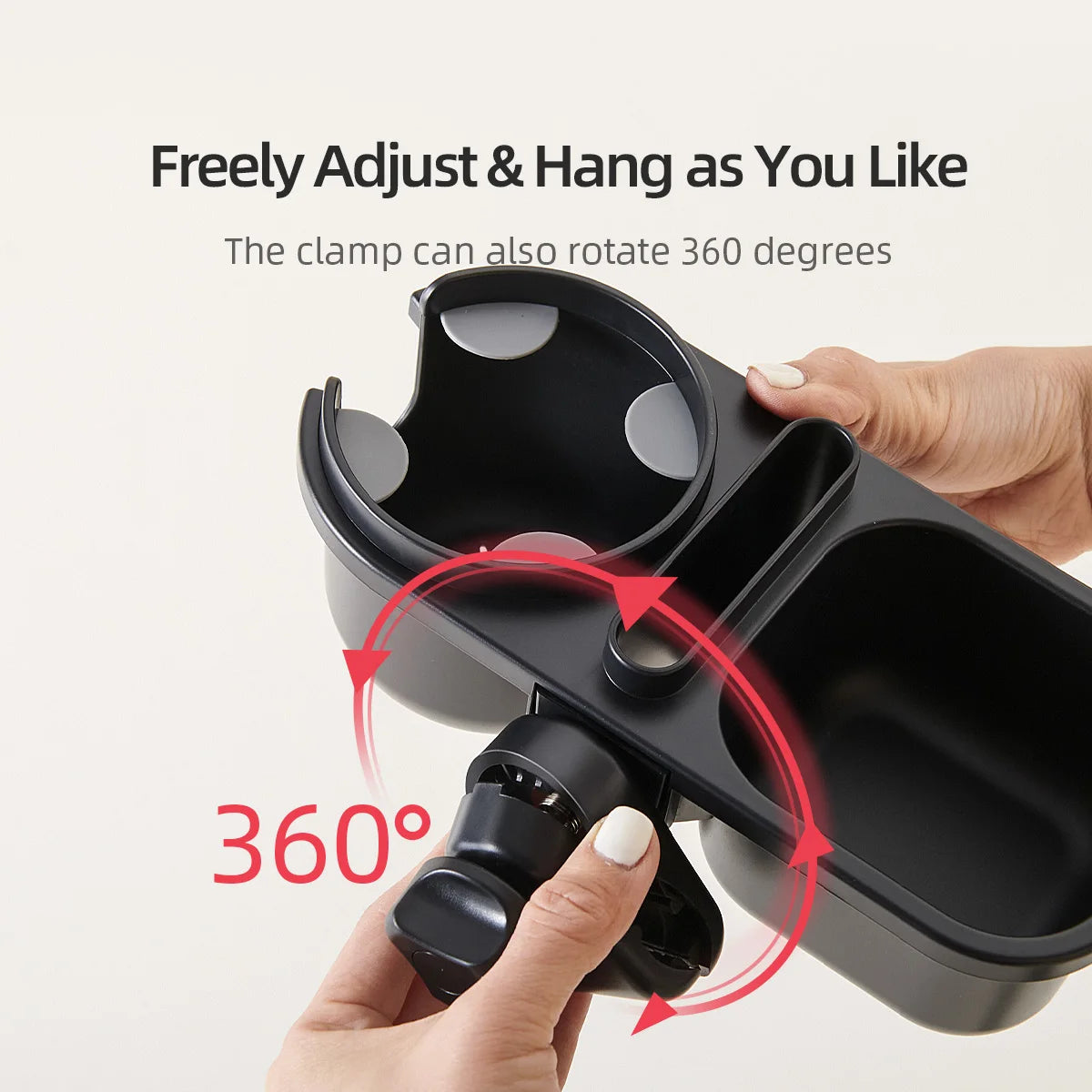 Sunveno 3In1 Multifunctional Baby Stroller Cup Holder Phone Snack Holder