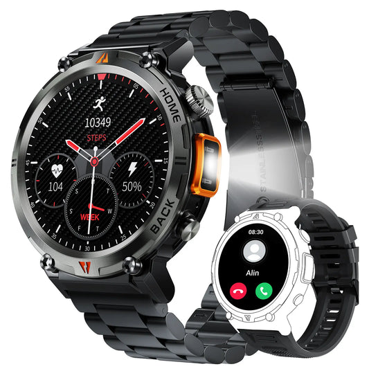 LaNikar KE3 Bluetooth Call Smart Watch Men Full Touch