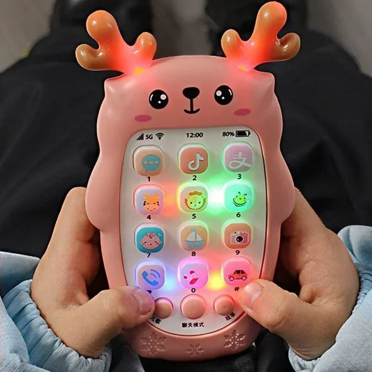 SMHXIANGQIANJIN Baby Phone Toys Bilingual Music Teether Toy