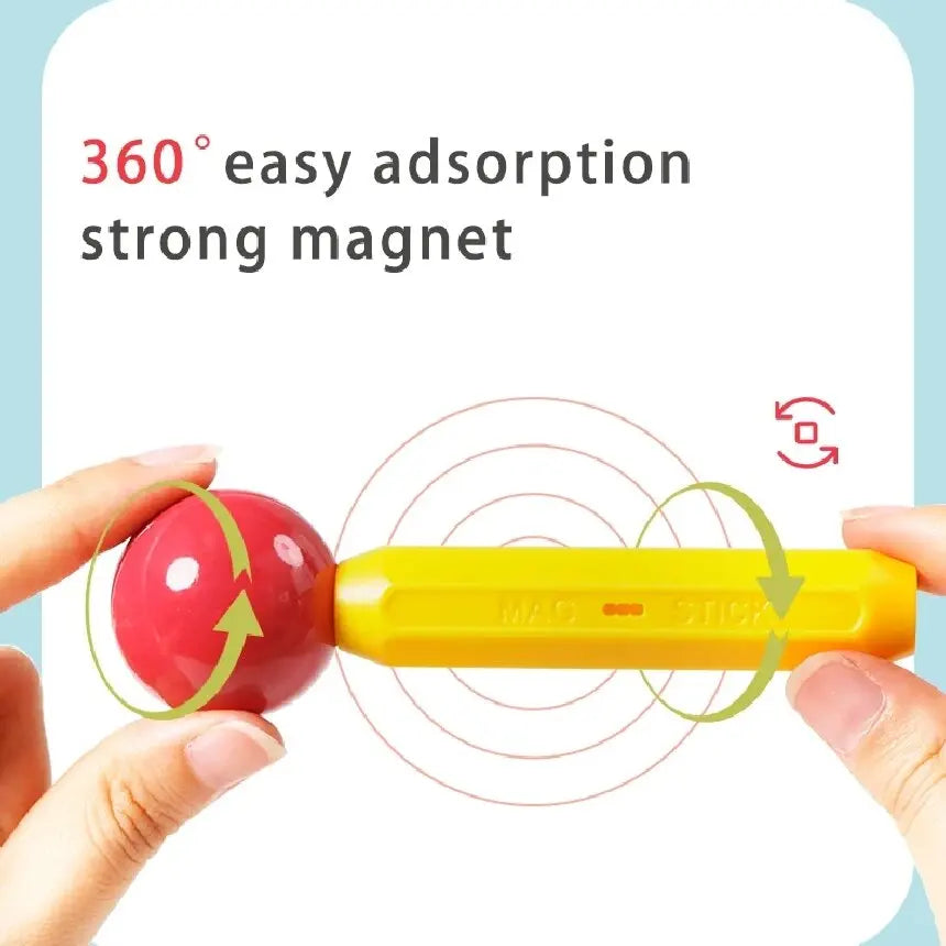 Romboss Magnetic Blocks Set Magnet Rods Montessori Toys