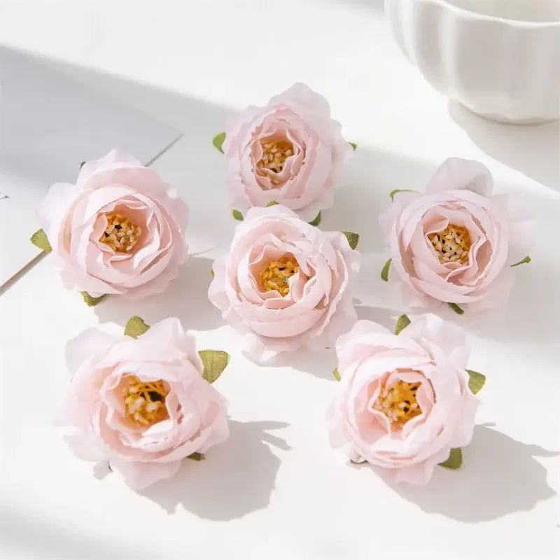 CN Silk Rose Artificial Flowers 40 To 80 Pcs Wedding Decor
