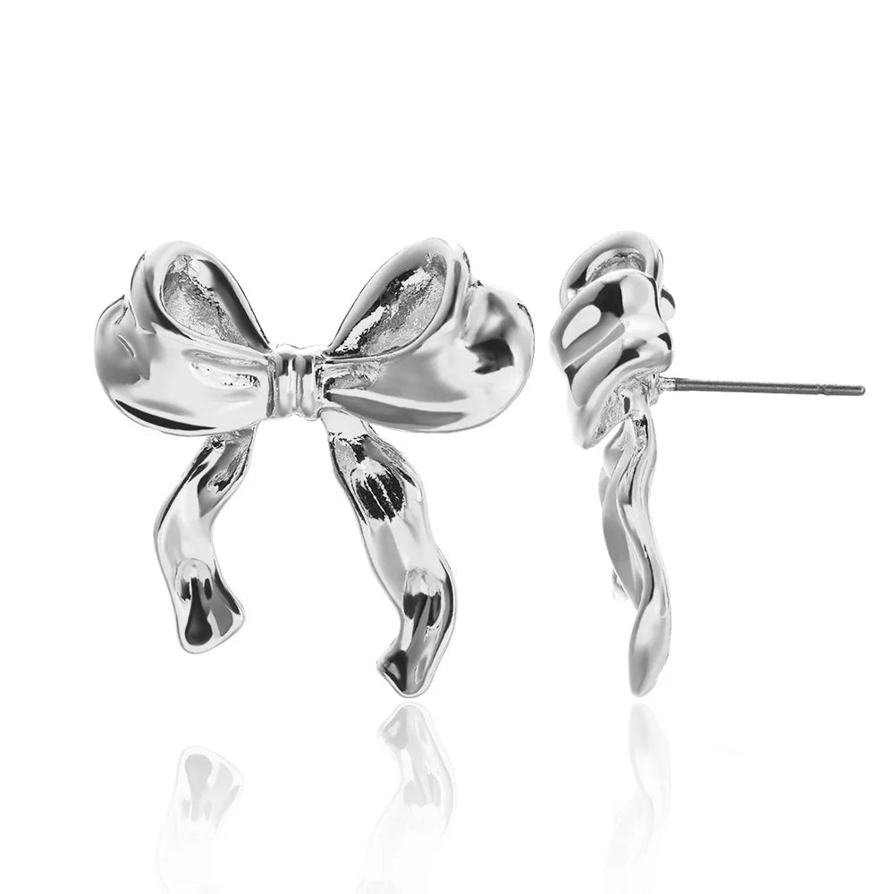 ICFTZWECN Vintage Starfish Stainless Steel Stud Earrings