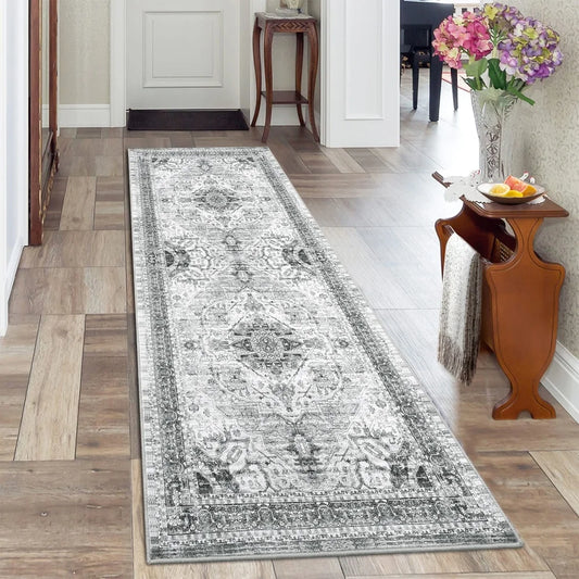 HobbyLane Washable Hallway Runner Rug Non Slip Floor Carpet