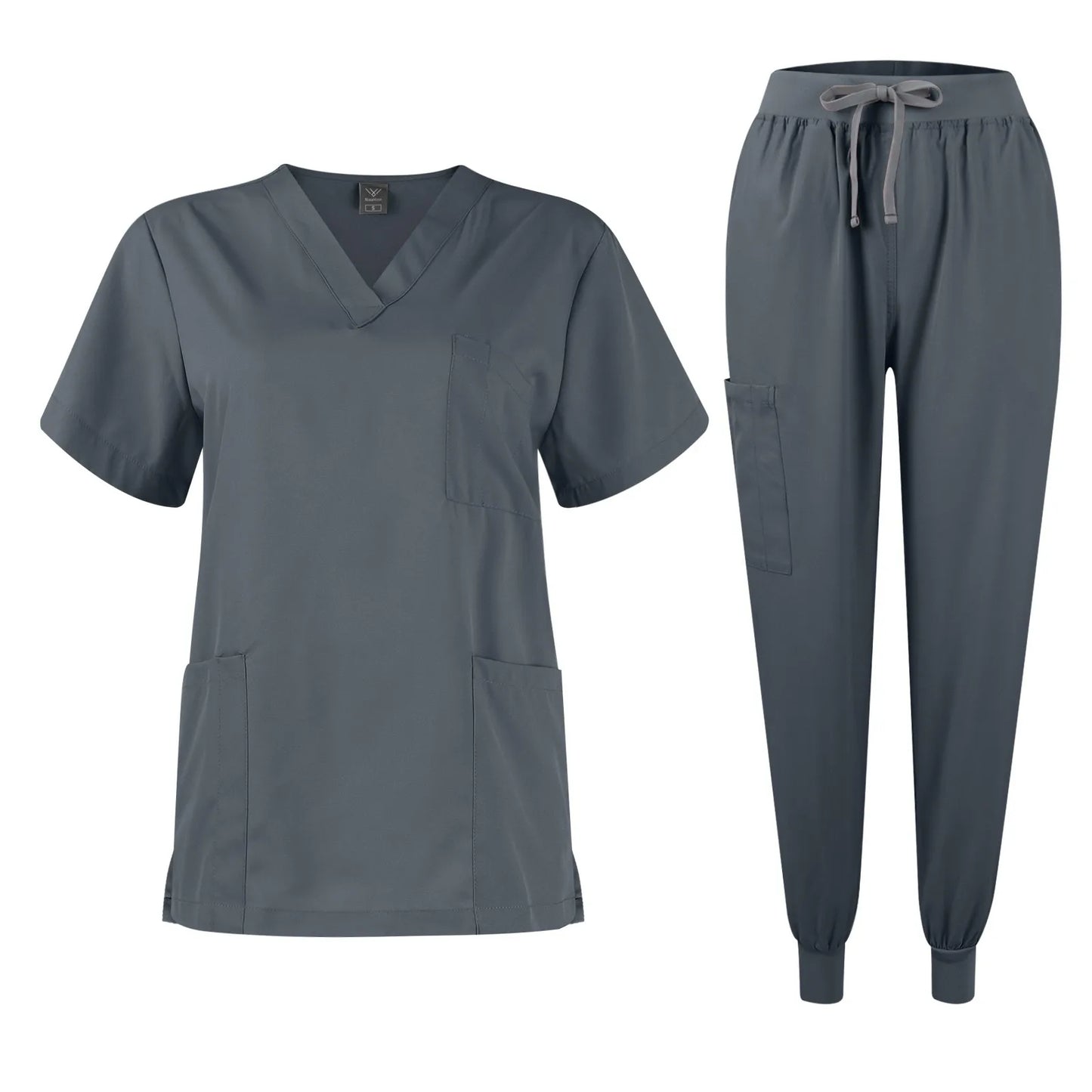 Eillysevens Women Quick Dry Nurse Uniform V Neck Set