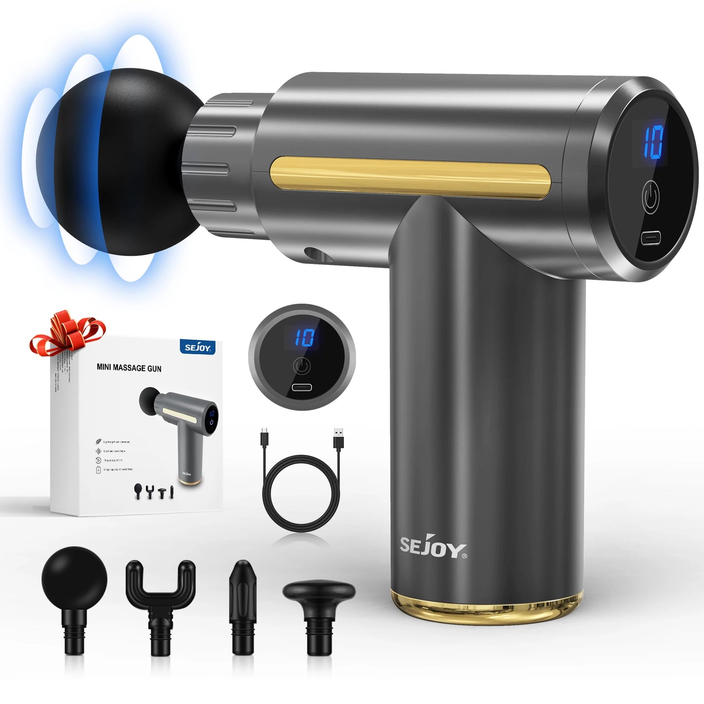 Sejoy Deep Tissue Muscle Massager Gun For Pain Relief