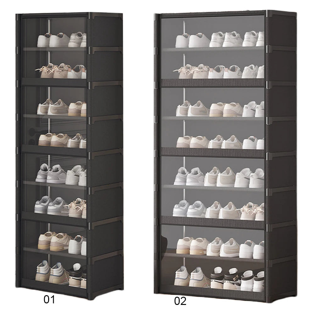 APWIKOGER 9 Tier Shoe Storage Cabinet Multi Layer Vertical Rack