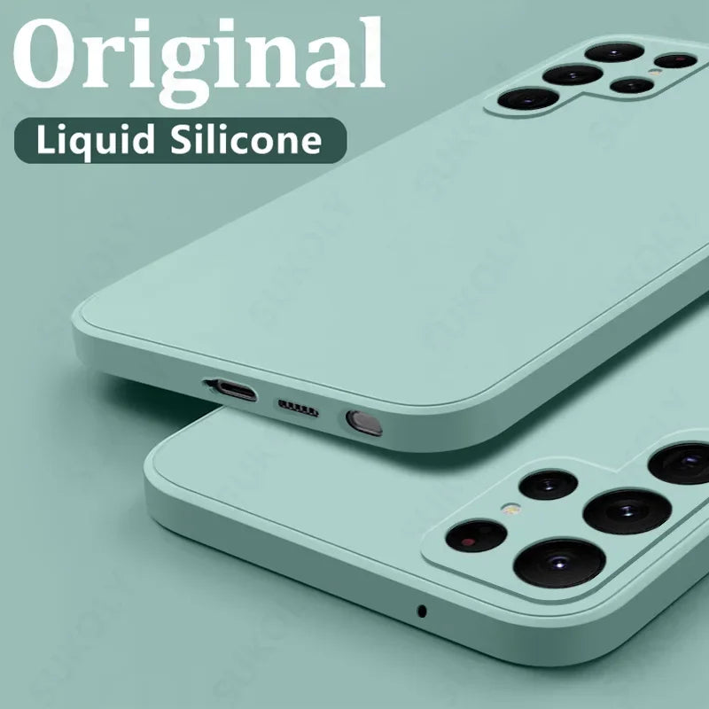 Design Shockproof Liquid Silicone Case For Samsung Galaxy